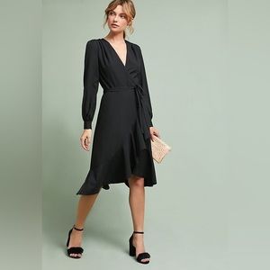 YUMI KIM V-neck wrap dress with ruffles